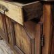 Buffet - very Louis XV style in solid oak from the 18th century.