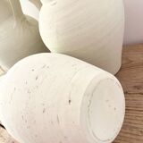 White terracotta jar