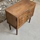 Brutalist two-door bedside table