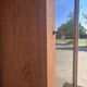 Raw wood gun cabinet