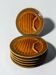 Vintage asparagus plates – Sarreguemines, Barbotine