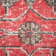 2x8 red floral turkish runner rug.77x261cm