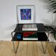 Bauhaus coffee table with two levels by Marcel Breuer for Thonet