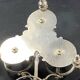 19th century Louis XV style condiment holder, silver or silver-plated metal frame