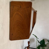 Bookcase vintage pyramidal wall shelf