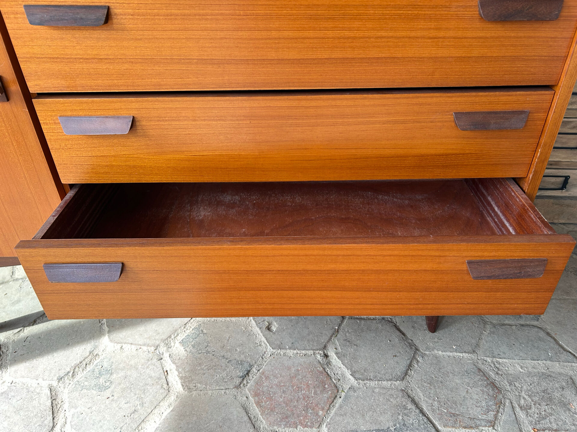 Teak dresser by Pierre Gautier Delaye 1957