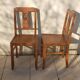 2 1950s bistro chairs