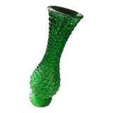 Vase with green spikes from Italy, vintage 60s