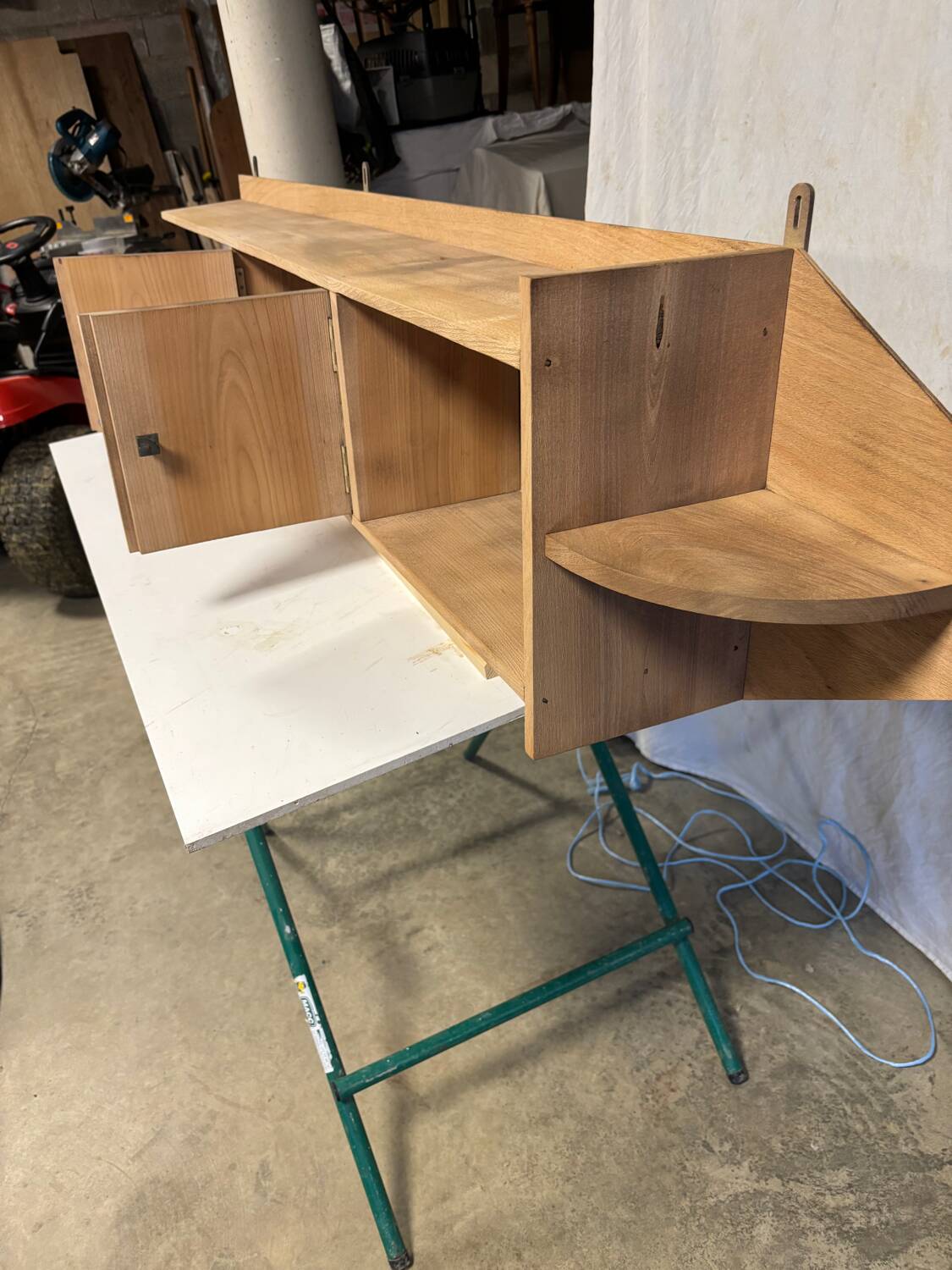 Vintage hanging shelf