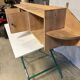 Vintage hanging shelf