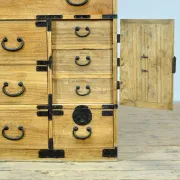 Commode Tansu japonaise, vers 1880
