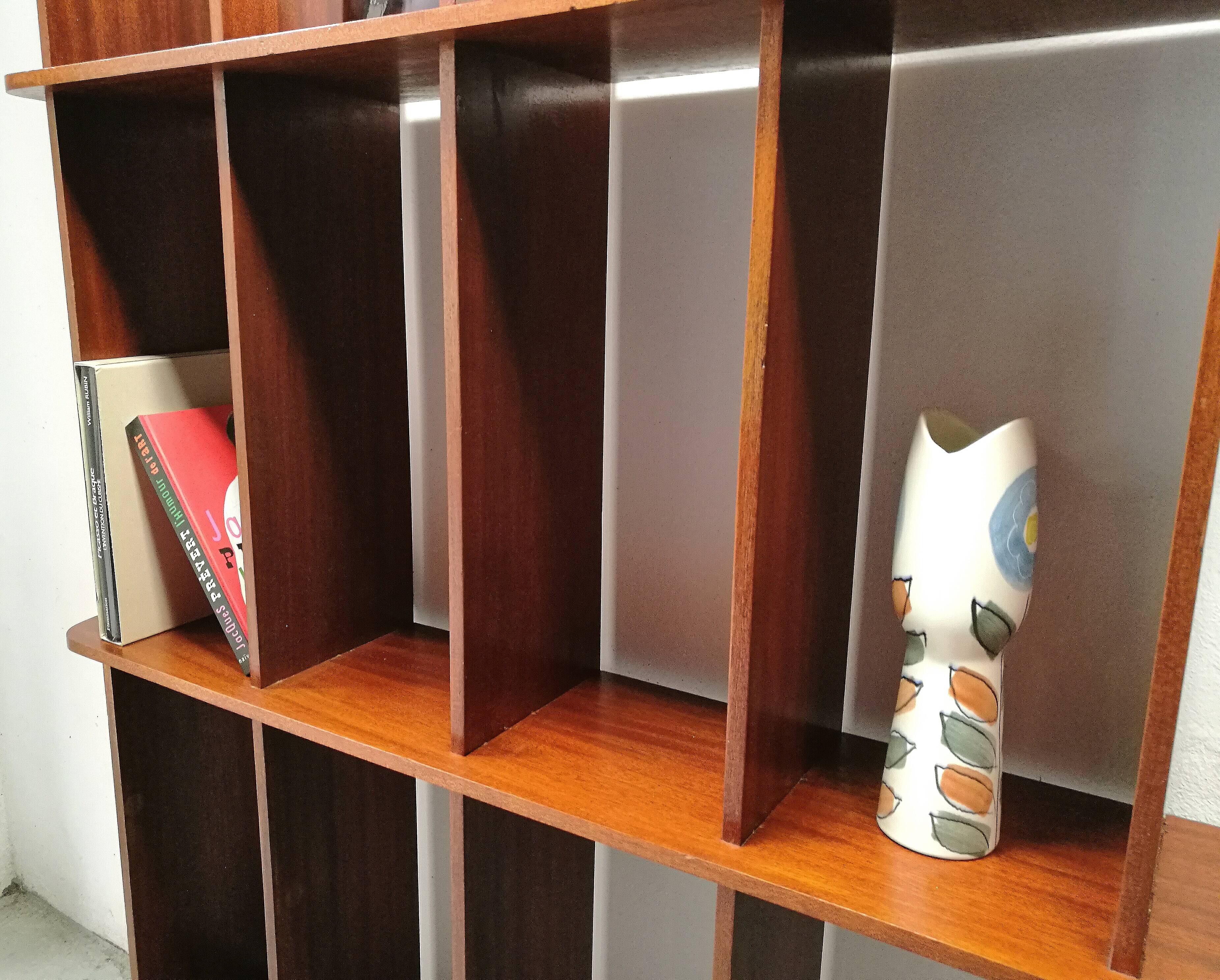 Trellis shelf mahogany 60s separator