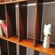 Trellis shelf mahogany 60s separator