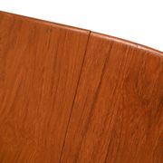 Round extendable teak table by Svante Skogh