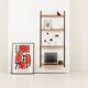 Poul Cadovius walnut wall unit with extra large shelf, Denmark 1960s