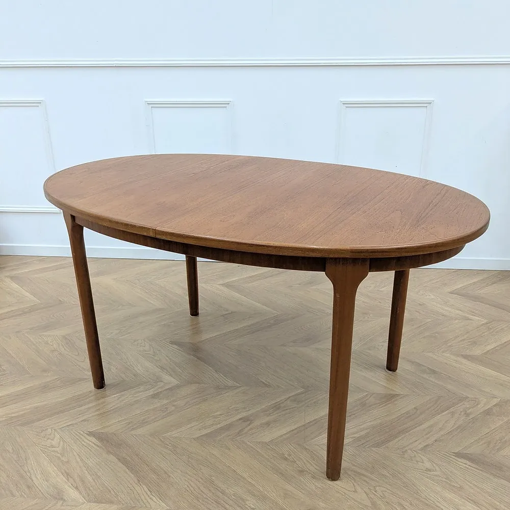 Vintage teak extendable McIntosh dining table