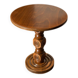 Solid wood side table