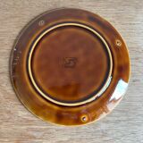 6 Sarreguemines dessert plates 1970
