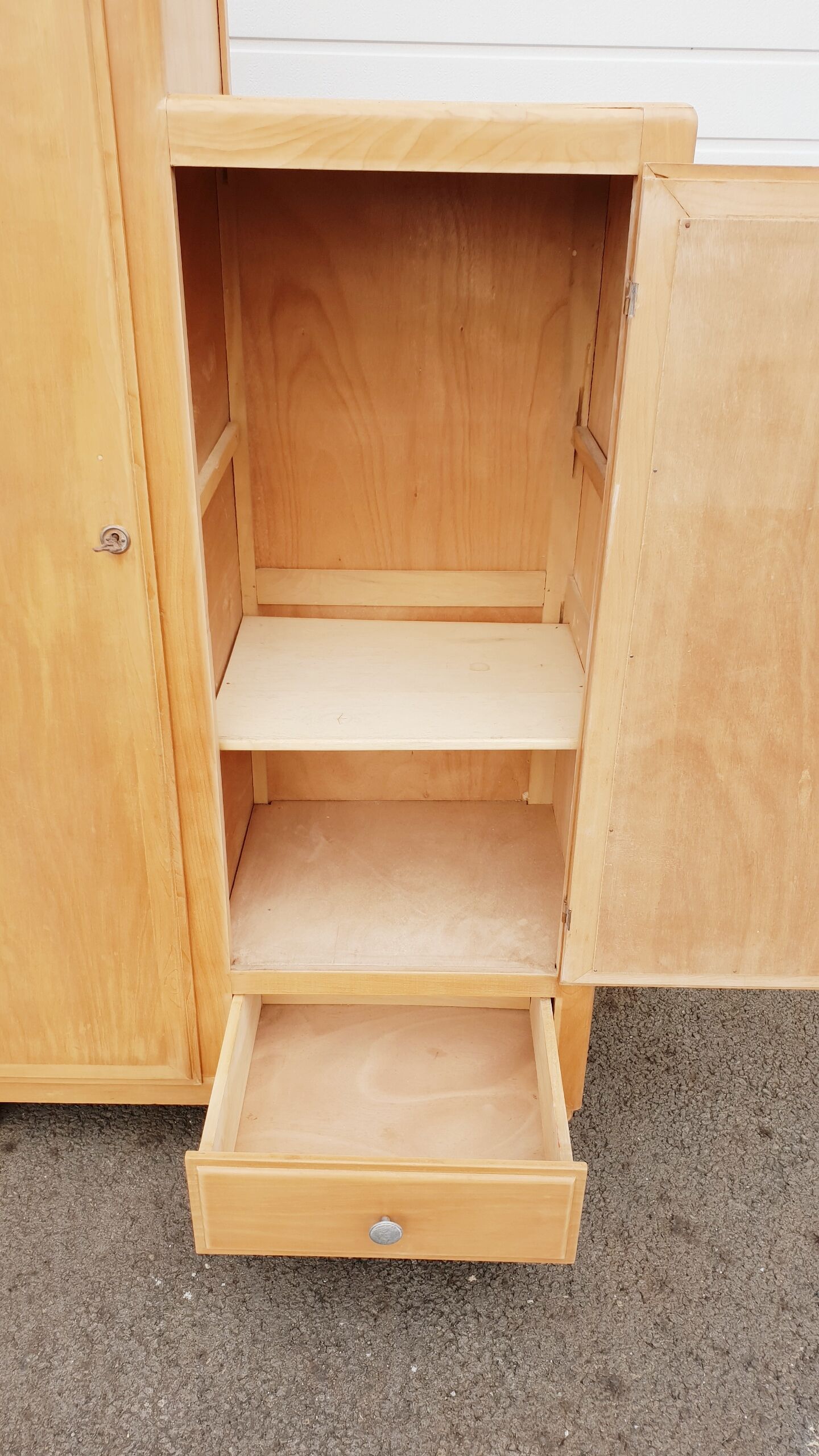 Vintage asymmetric cabinet