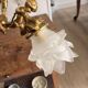 Golden bronze lustre with musical cherubs in vintage Louis XV style - lighting