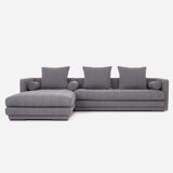 Canapé d’angle kopenhaga graphite, design scandinave