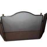 3-panel iron chimney fire screen