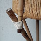 Lampadaire bambou et ficelle