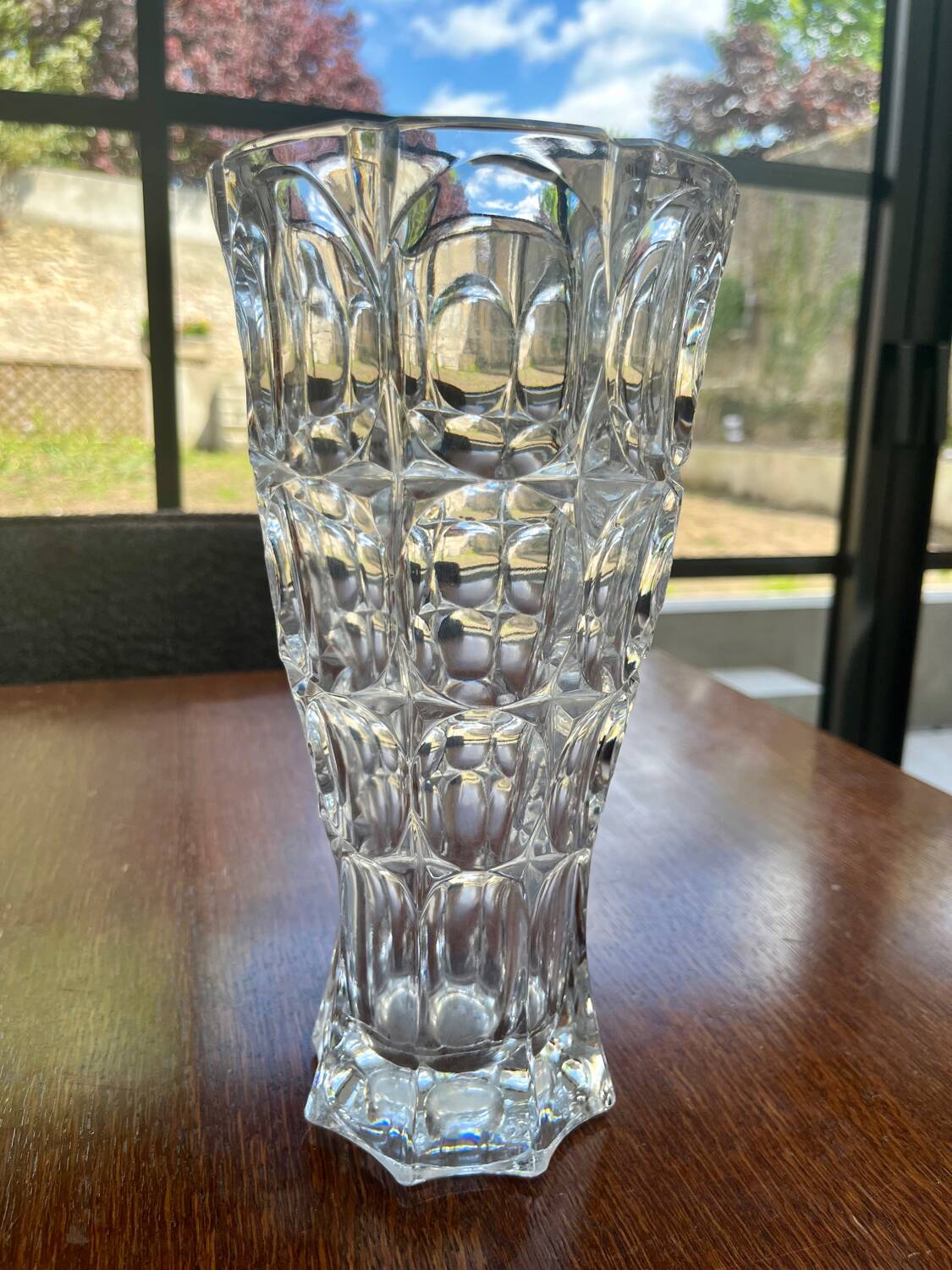 Vintage glass vase