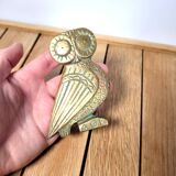Bronze owl Athena