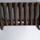 Log gate, fireplace cradle