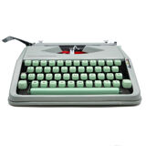 Typewriter Hermes baby green linden revised ribbon new