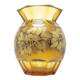 Vase, crystal, hand-painted, designed by Kamenický Šenov, Czech Republic, 19th century