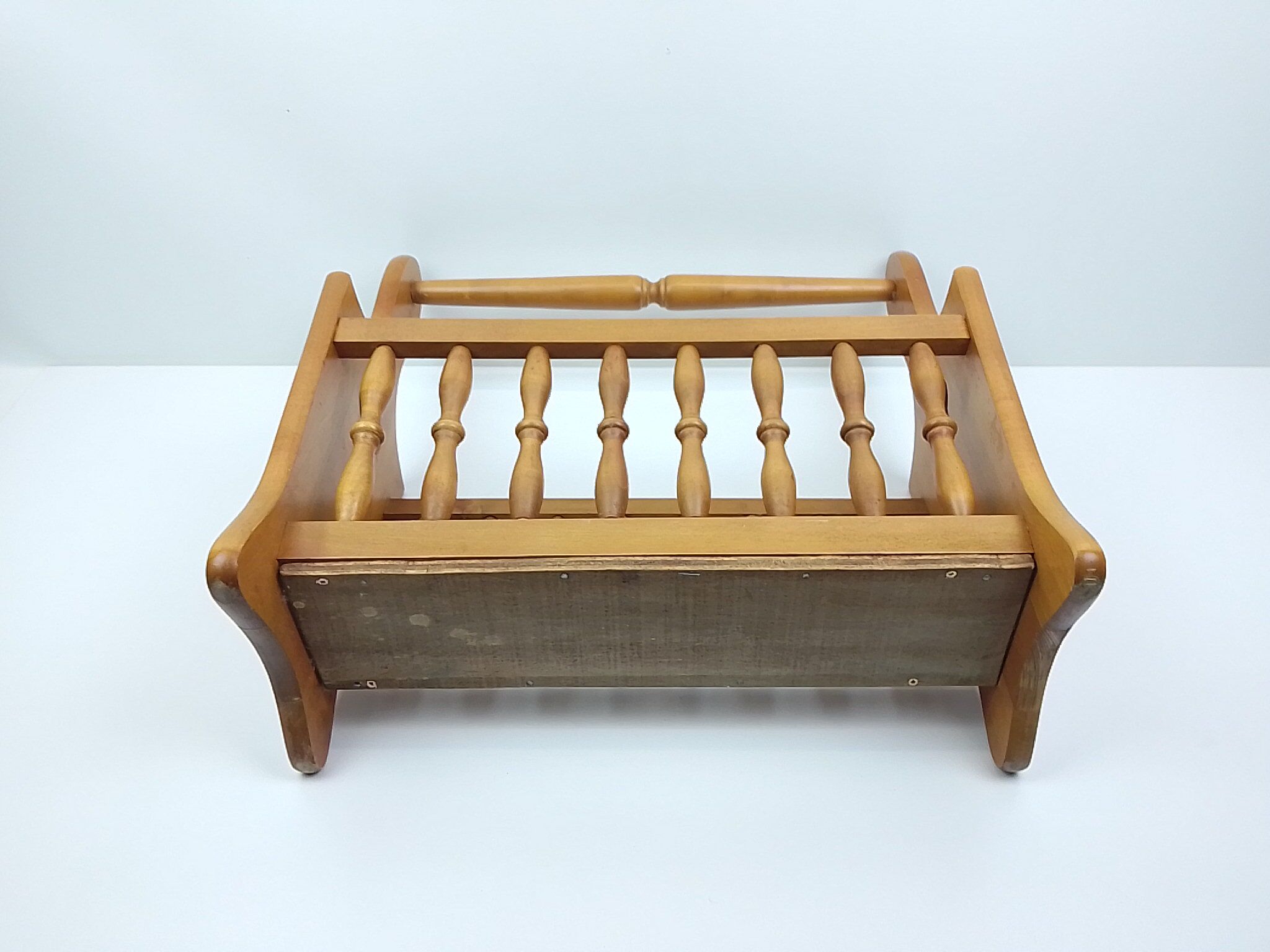 Oak magazine holders