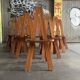 Chaises S45 Pierre Chapo vintage orme massif 1970