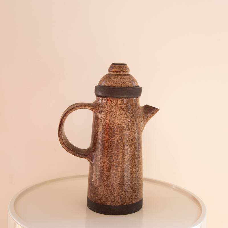 Wabi Sabi spirit elongated stoneware teapot