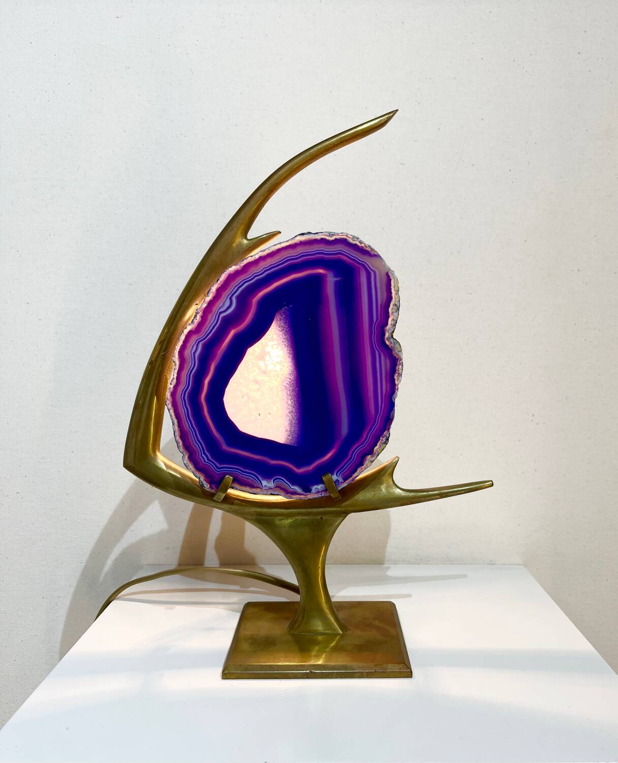 Lampe sculpture par Willy Daro