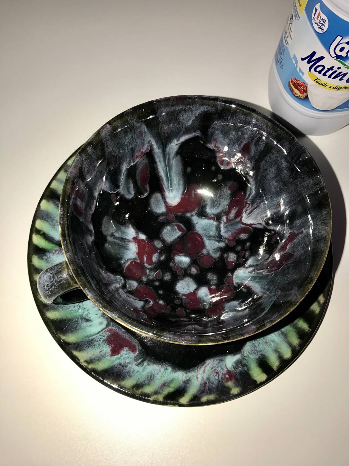 Cup, bowl and plate saucer set