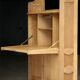 Rare: solid blonde oak secretary from the 1940s/50s. Designer.