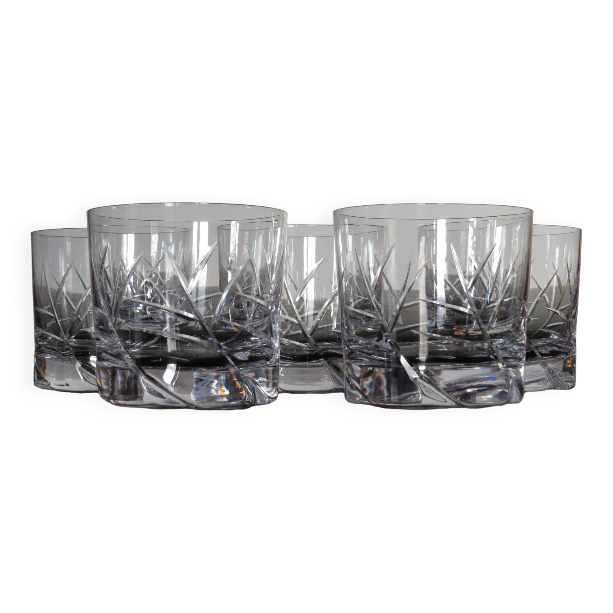 Daum crystal whiskey glasses