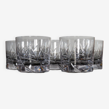 Verres a whisky en cristal daum