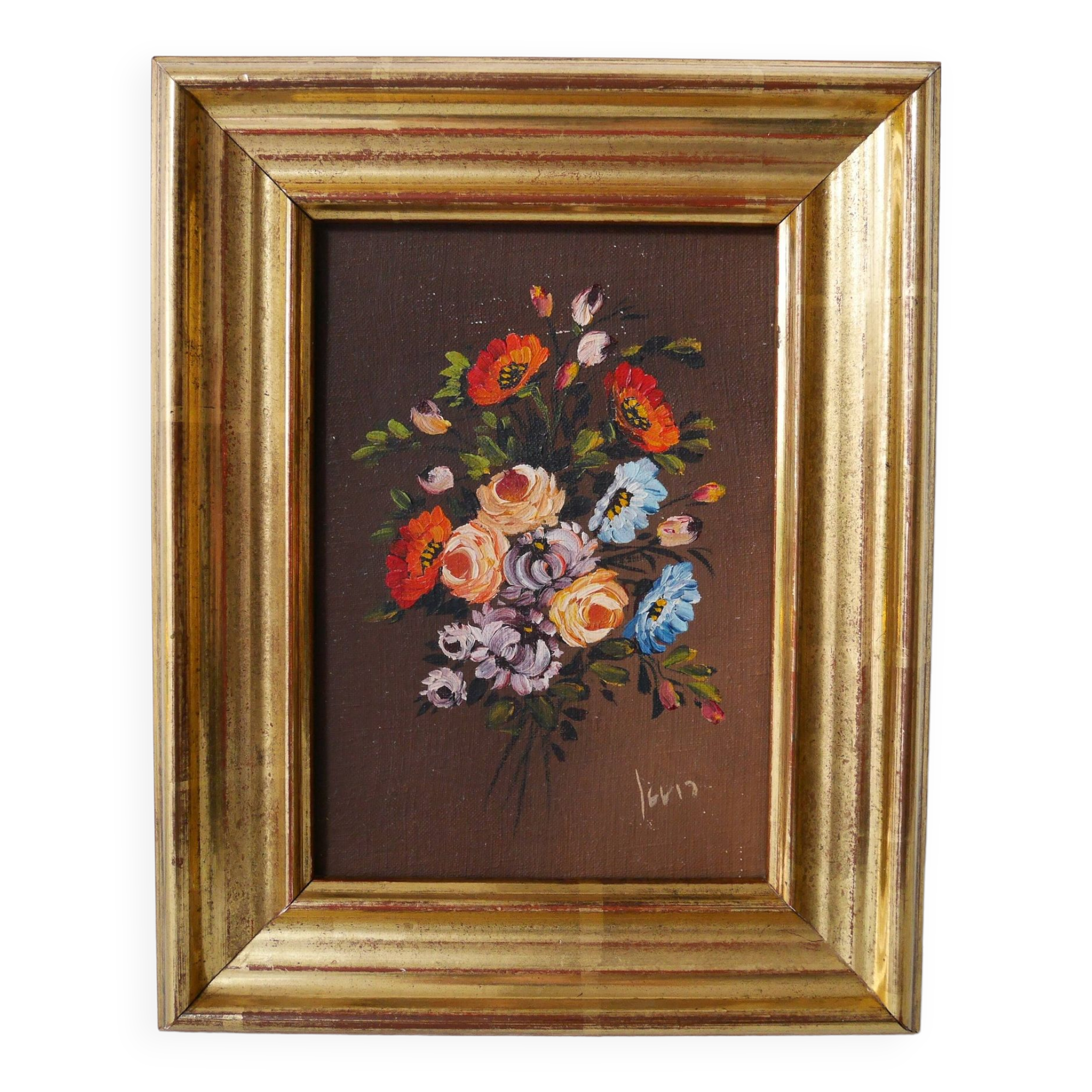 Small bouquet painting