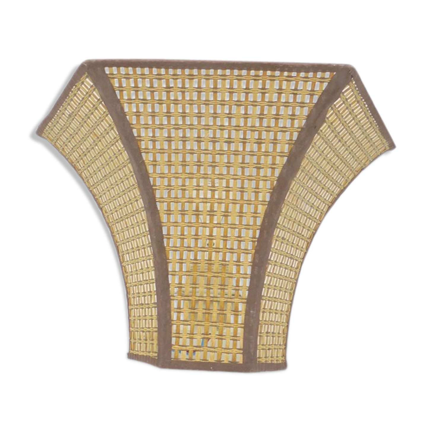 Wicker wall wall light