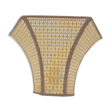 Wicker wall wall light