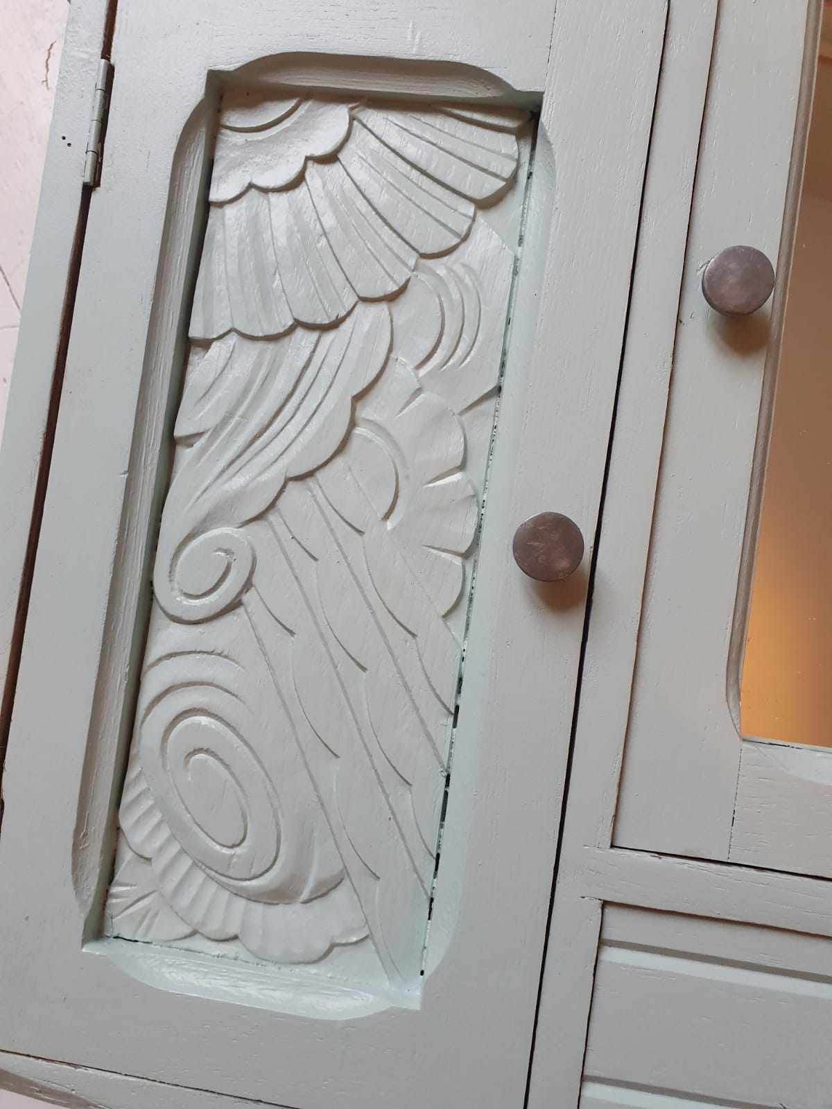 Art deco pharmacy cabinet