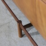 MP13 Sofa in Leather and Rosewood from Percival Lafer, 1970s