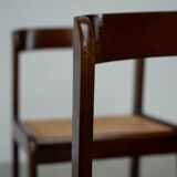 Set of six Italian dining chairs