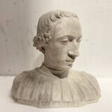 Sculpted plaster cast Bust of a young man 20th century
