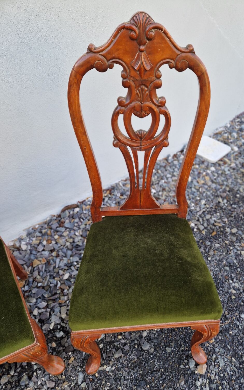 Set of 6 mahogany chairs