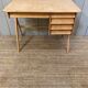 Desk of the 50s with 5 drawers