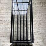 Coffee table year 80 Italian marble and glass